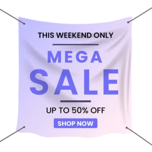 Custom Size Vinyl Banner