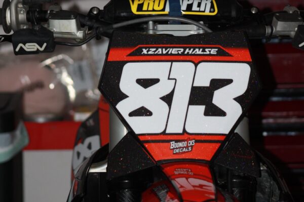 number plate stickers