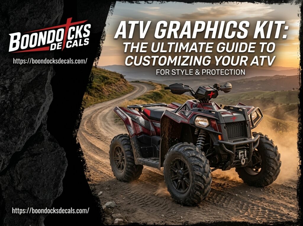 Boondocks Decals ATV Graphics Kit: The Ultimate Guide to Customizing Your ATV for Style and Protection