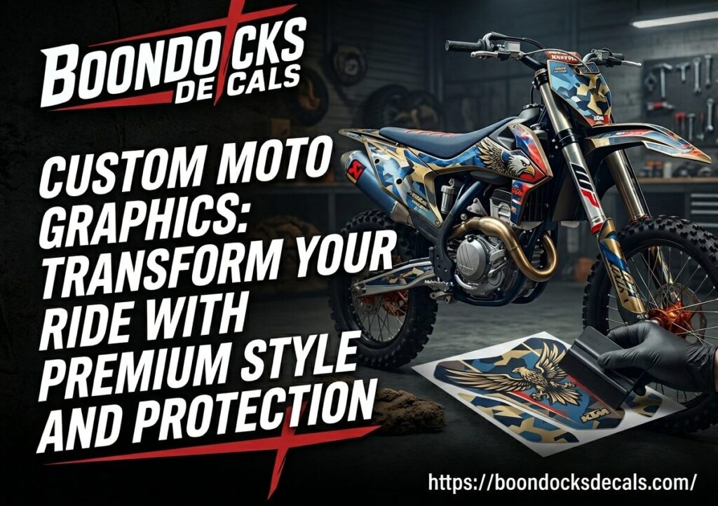 Boondocks Decals Custom Moto Graphics: Transform Your Ride with Premium Style and Protection