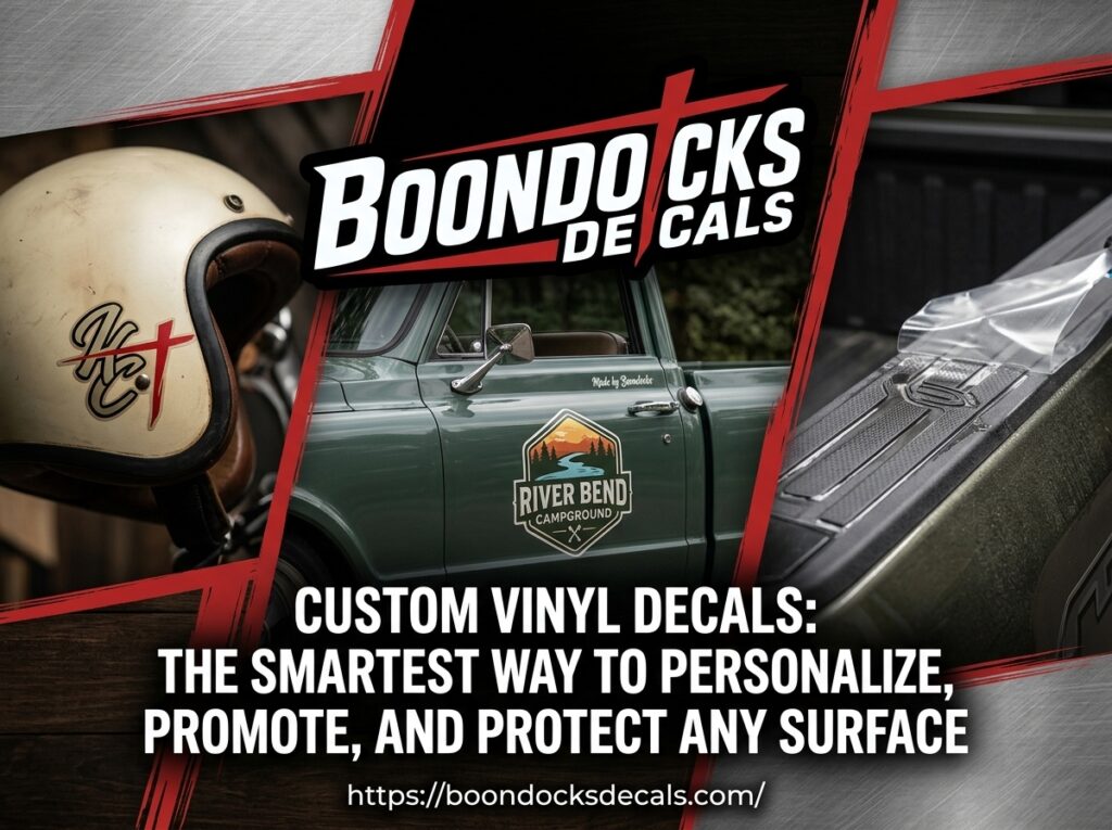 Boondocks Decals Custom Vinyl Decals: The Smartest Way to Personalize, Promote, and Protect Any Surface