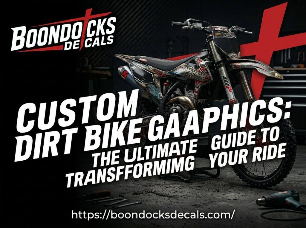 Boondocks Decals Custom Dirt Bike Graphics: The Ultimate Guide to Transforming Your Ride