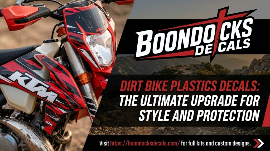 Boondocks Decals Dirt Bike Plastics Decals: The Ultimate Upgrade for Style and Protection