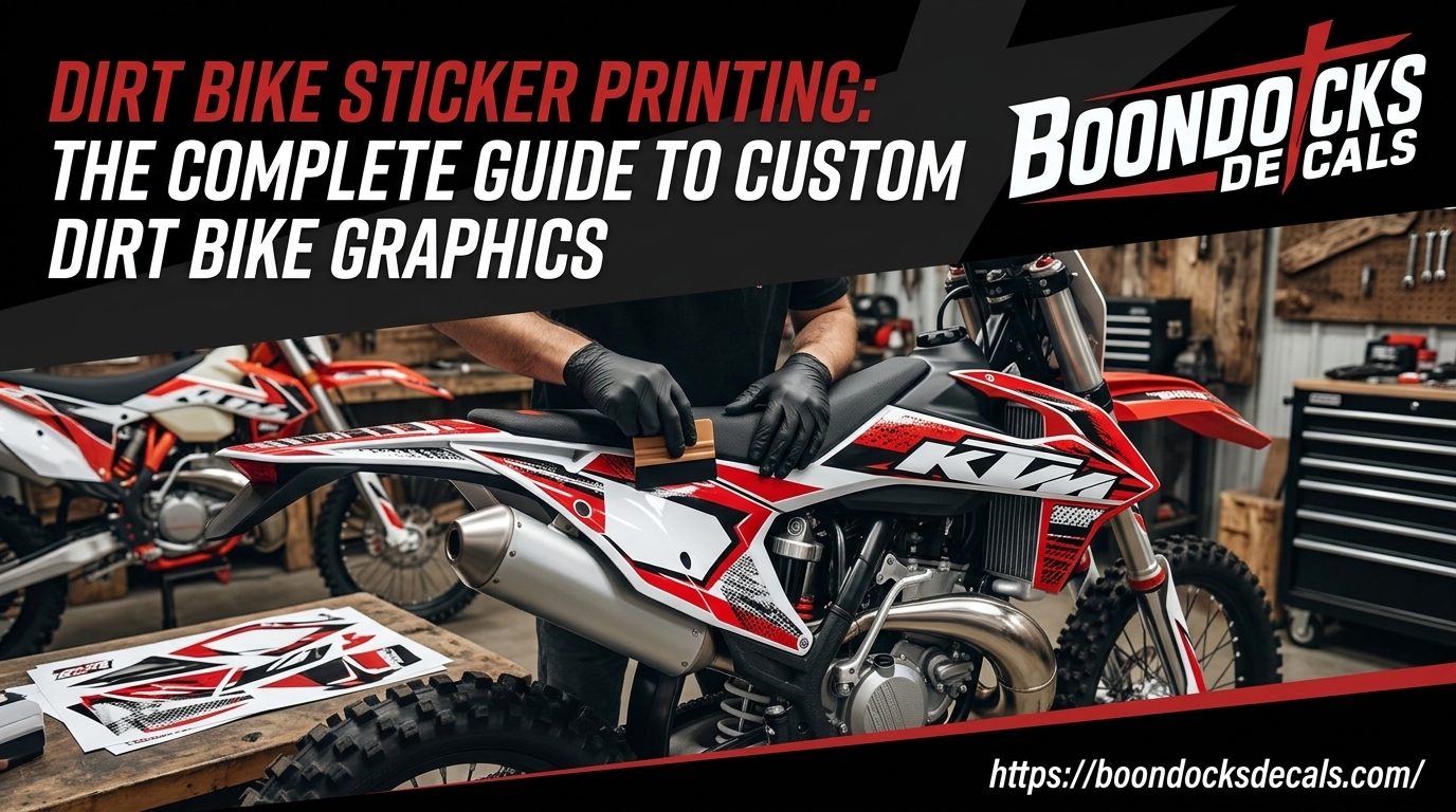 Dirt Bike Sticker Printing: The Complete Guide to Custom Dirt Bike ...