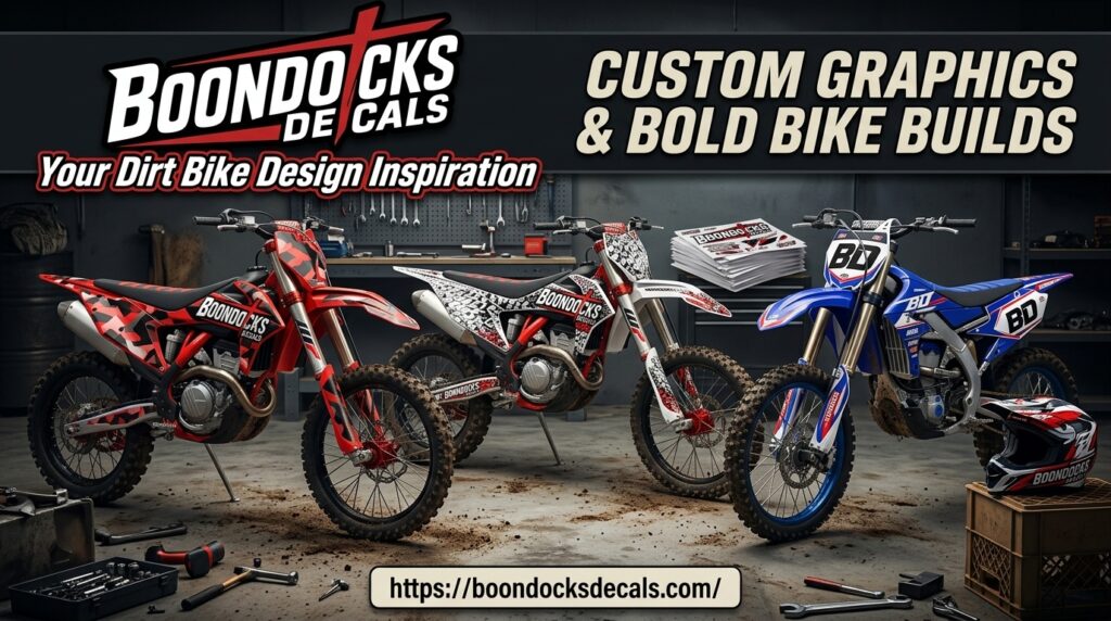 Boondocks Decals Dirt bike design inspiration for Custom Graphics and Bold Bike Builds