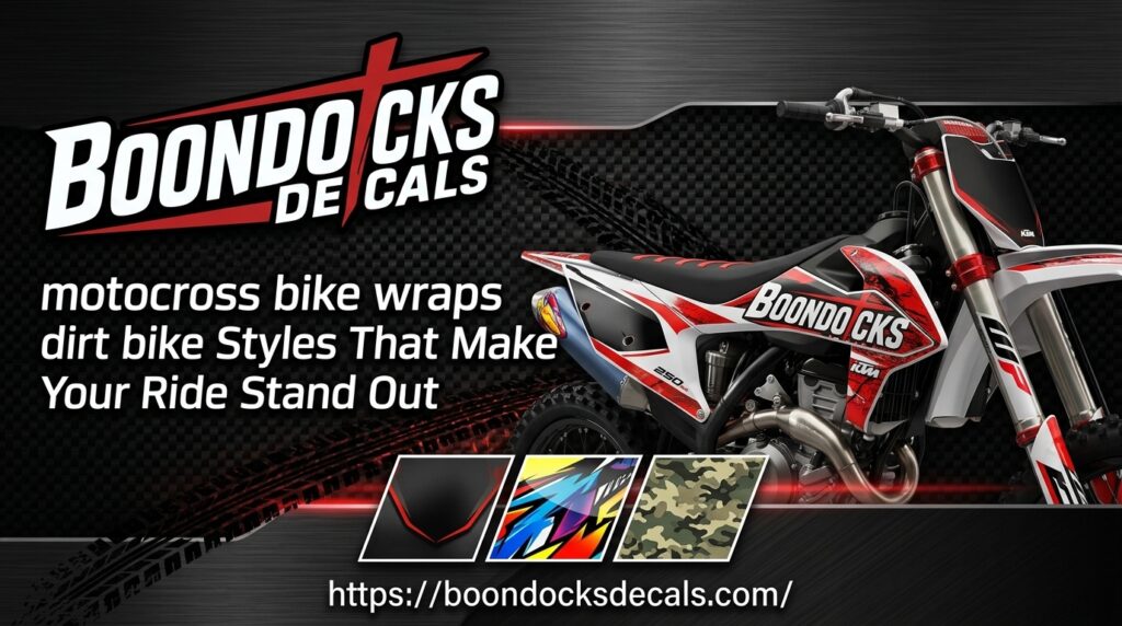 Motocross bike wraps dirt bike Styles That Make Your Ride Stand Out