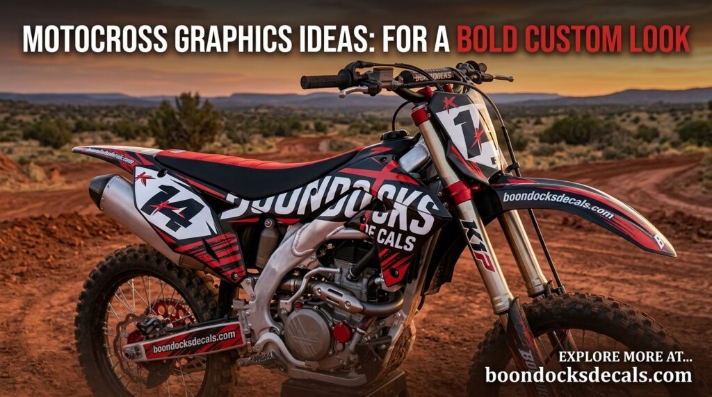 Boondocks Decals Motocross graphics ideas on dirt bike for a Bold Custom Look