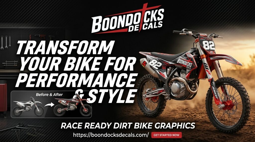Boondocks Decals Race Ready Dirt Bike Graphics: Transform Your Bike for Performance and Style