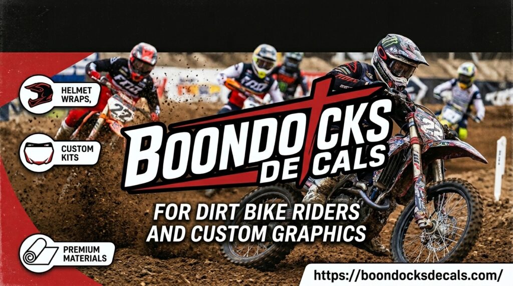 Boondocks Decals Sticker Printing USA for Dirt Bike Riders and Custom Graphics