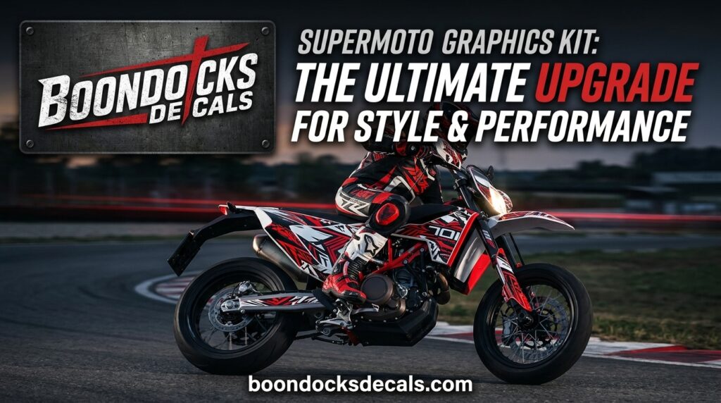 Boondocks Decals Supermoto Graphics Kit: The Ultimate Upgrade for Style and Performance