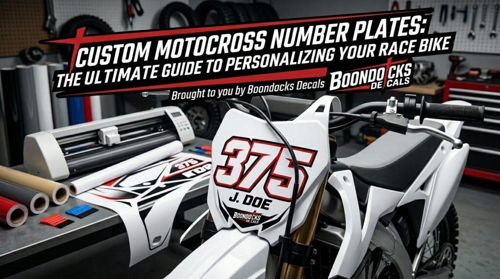 Boondocks Decals Custom Motocross Number Plates: The Ultimate Guide to Personalizing Your Race Bike