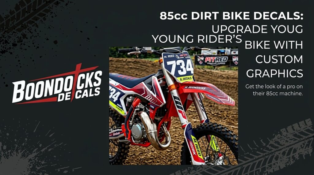 Boondocks Decals 85cc Dirt Bike Decals: Upgrade Your Young Rider’s Bike with Custom Graphics