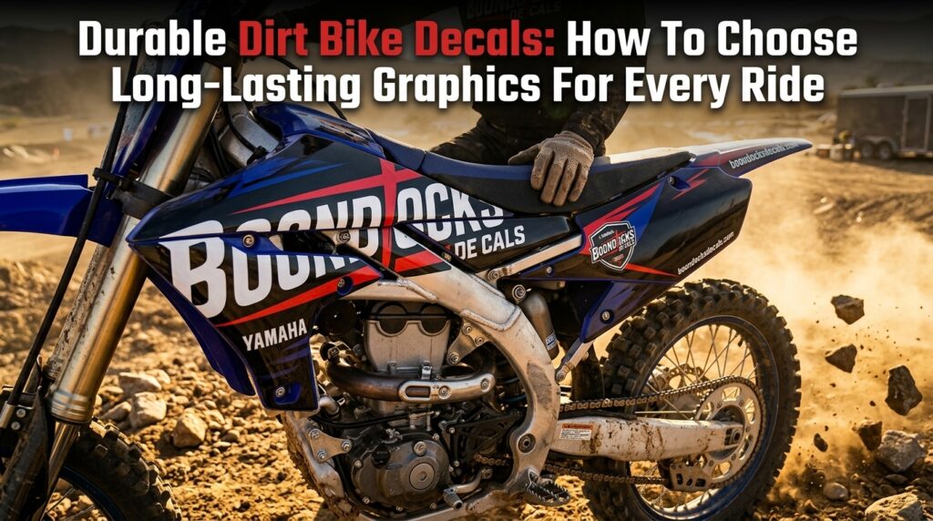 Boondocks Decals Durable Dirt Bike Decals: How To Choose Long-Lasting Graphics For Every Ride