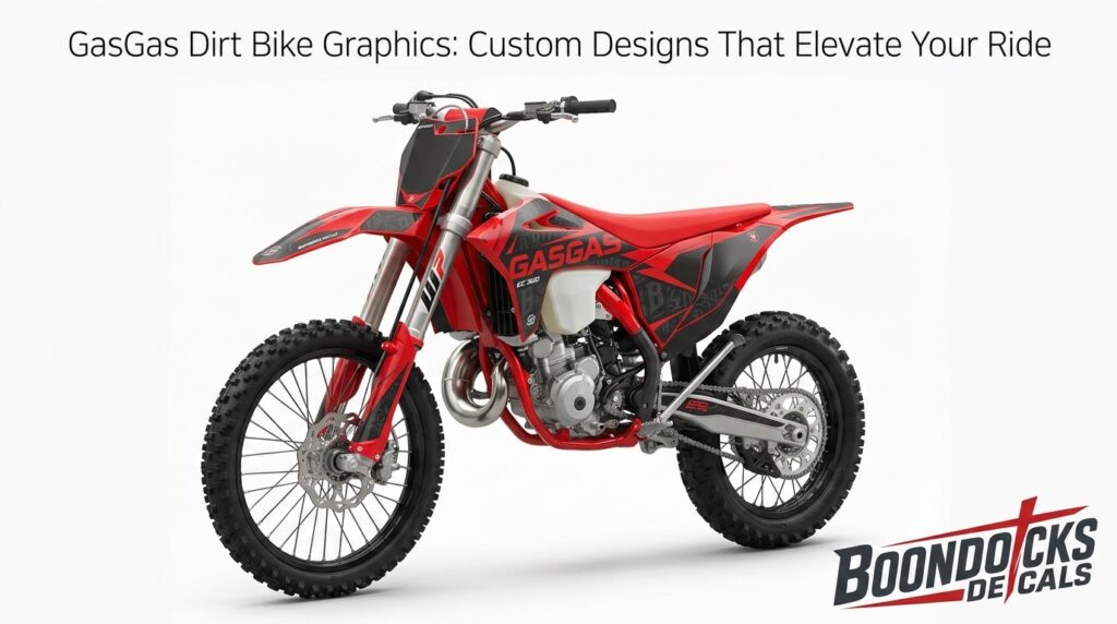 Boondocks Decals GasGas Dirt Bike Graphics: Custom Designs That Elevate Your Ride
