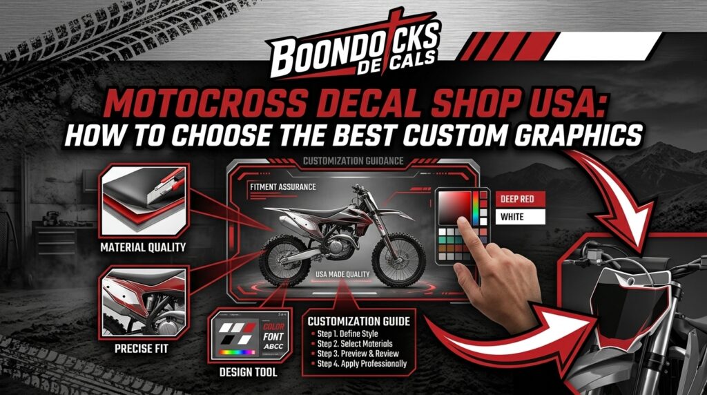 Boondocks Decals Motocross Decal Shop USA: How to Choose the Best Custom Graphics