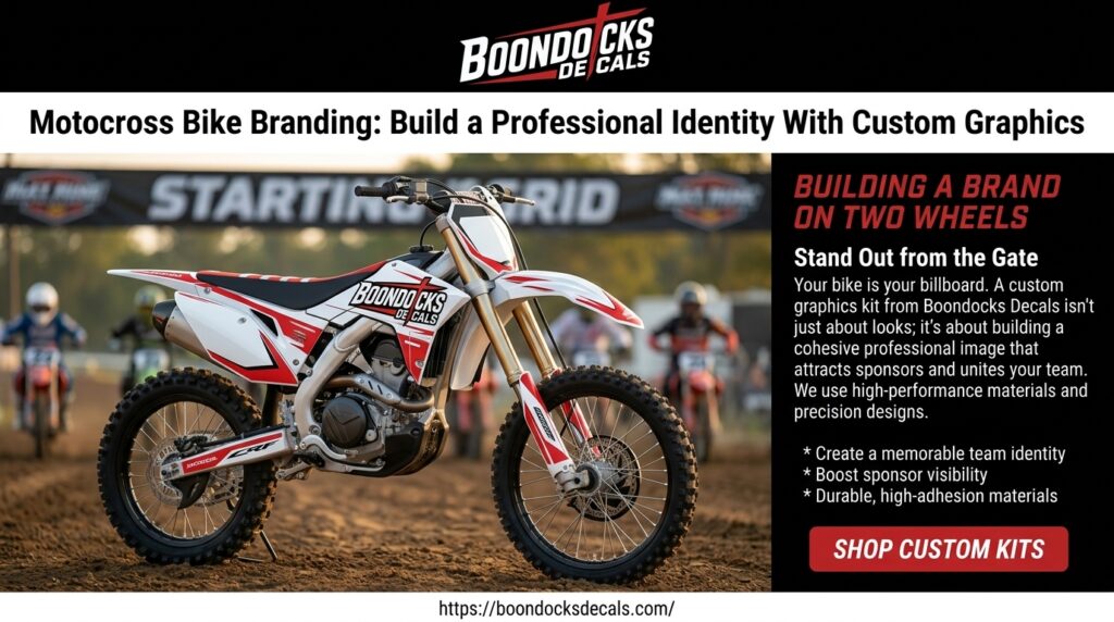 Boondocks Decals Motocross Bike Branding: Build a Professional Identity With Custom Graphics