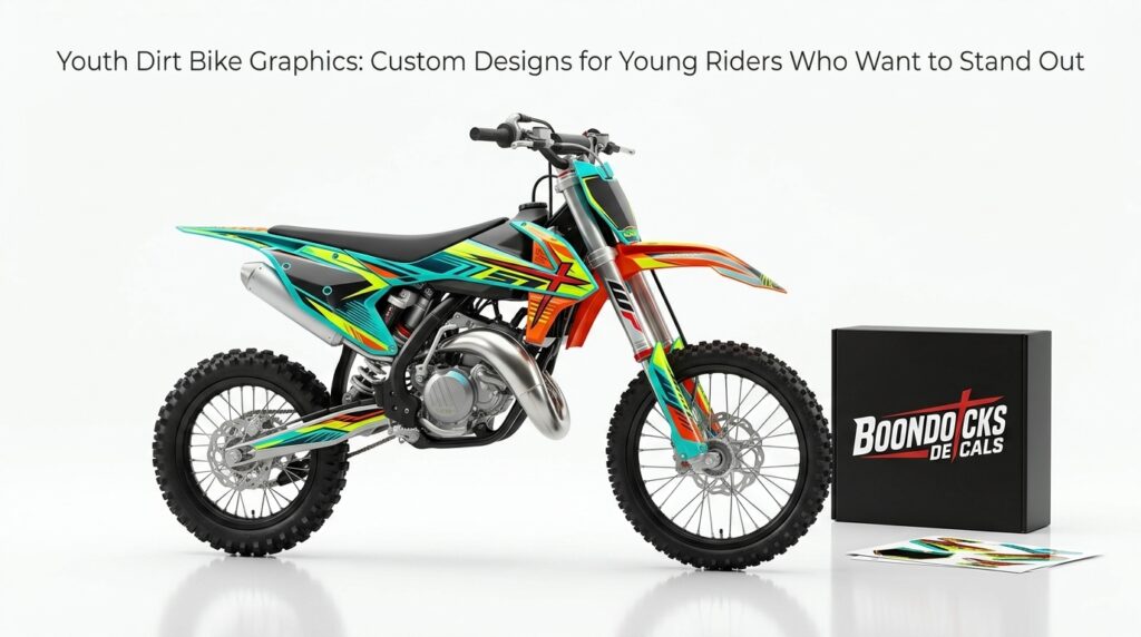 Boondocks Decals Youth Dirt Bike Graphics: Custom Designs for Young Riders Who Want to Stand Out