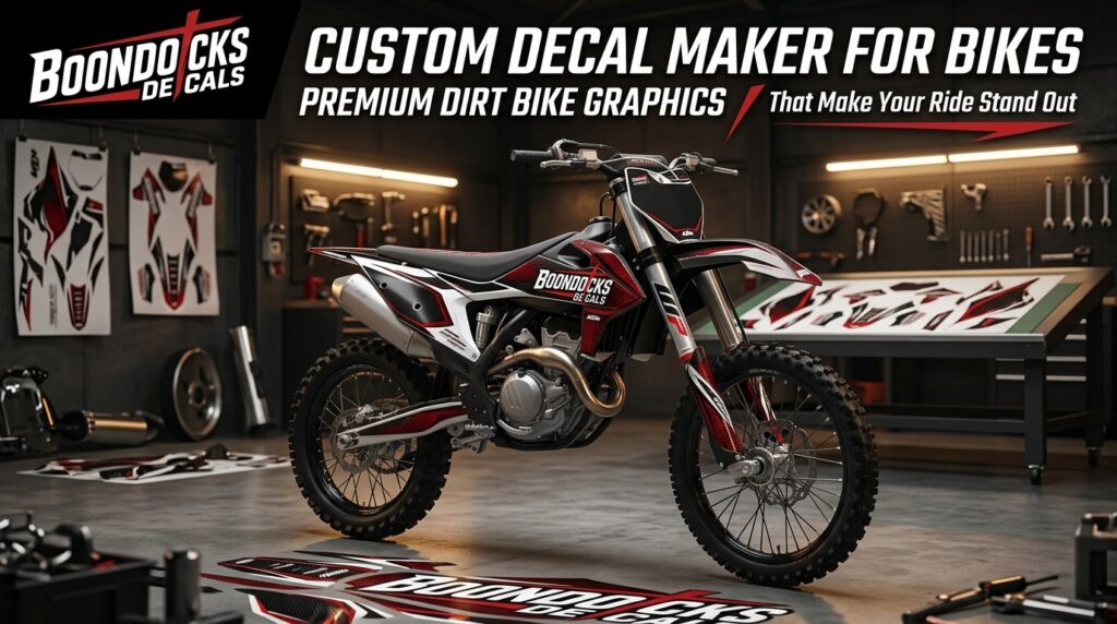 Custom Decal Maker For Bikes: Premium Dirt Bike Graphics That Make Your Ride Stand Out