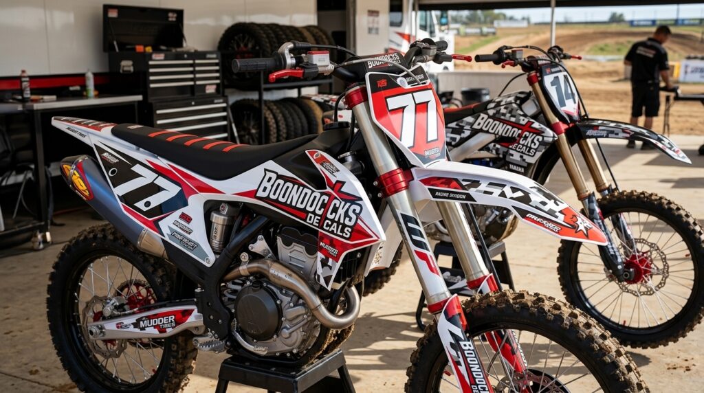 Boondocks Decals Custom Motocross Helmet Decals: Personalize Your Ride with Premium Graphics