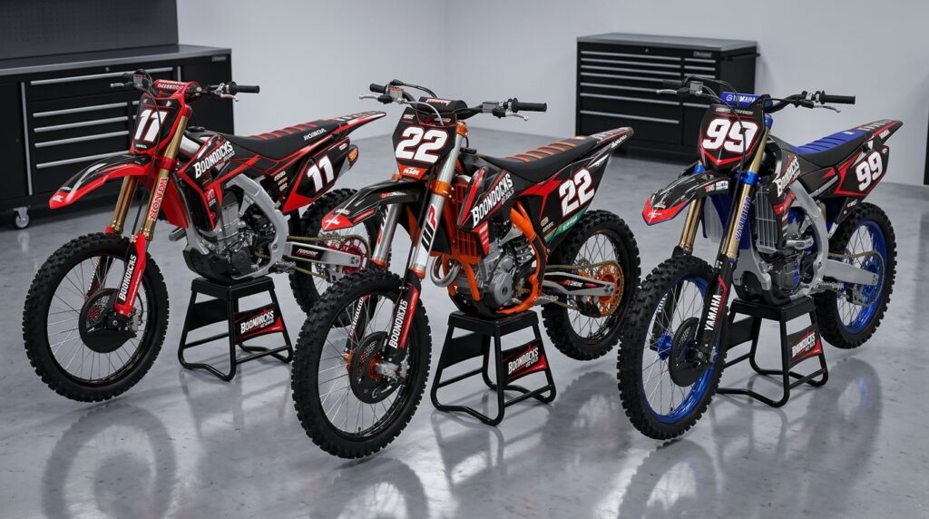 Boondocks Decals Clean Style Dirt Bike Decals: The Smart Choice for a Professional Ride
