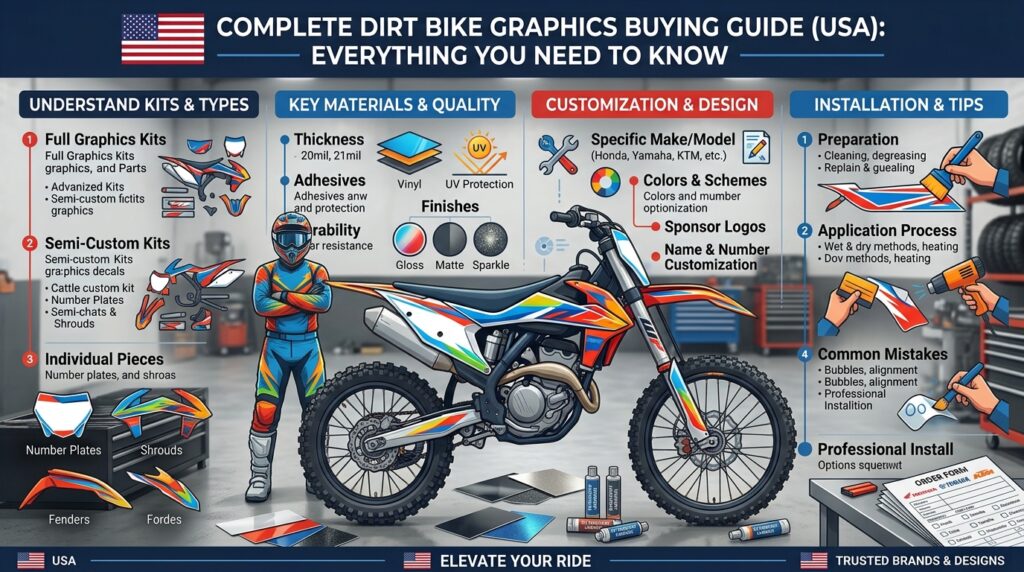 Complete Dirt Bike Graphics Buying Guide (USA): Everything You Need to Know