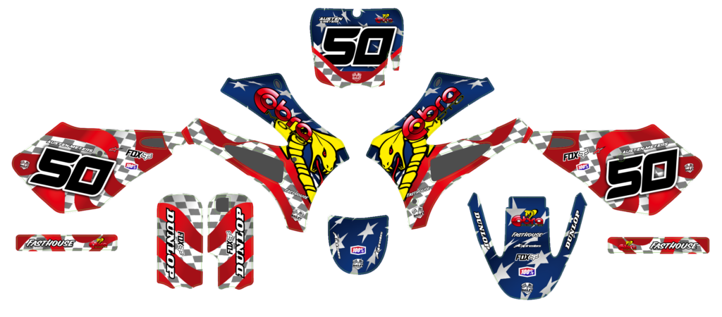 Cobra custom motocross graphics design COB25-1
