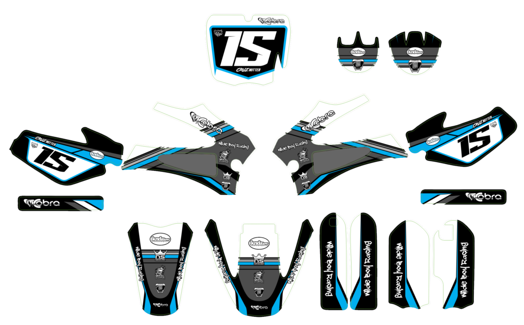 Cobra custom motocross graphics design COB25-10