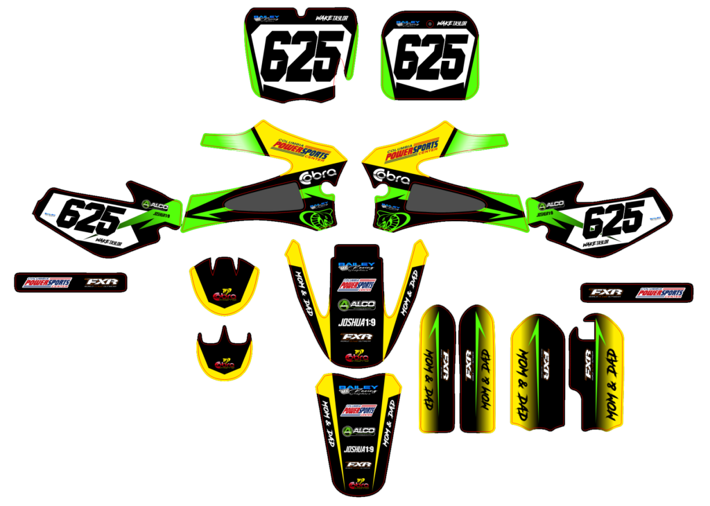 Cobra custom motocross graphics design COB25-15