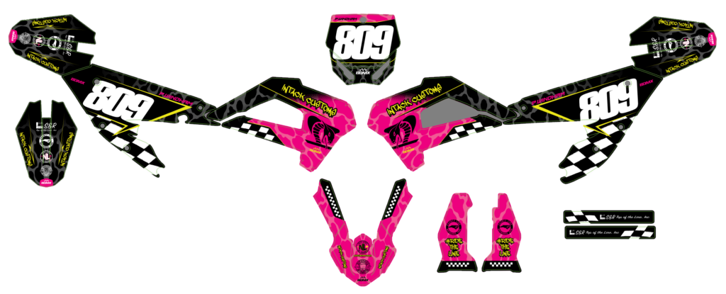 Cobra custom motocross graphics design COB25-16