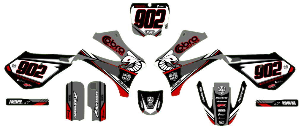 Cobra custom motocross graphics design COB25-17