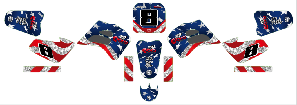 Cobra custom motocross graphics design COB25-18