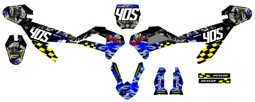 Cobra custom motocross graphics design COB25-19