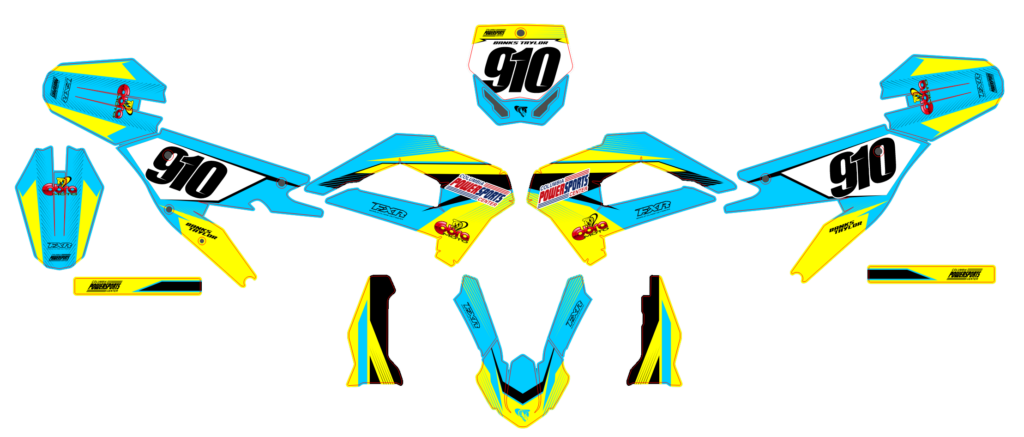 Cobra custom motocross graphics design COB25-2