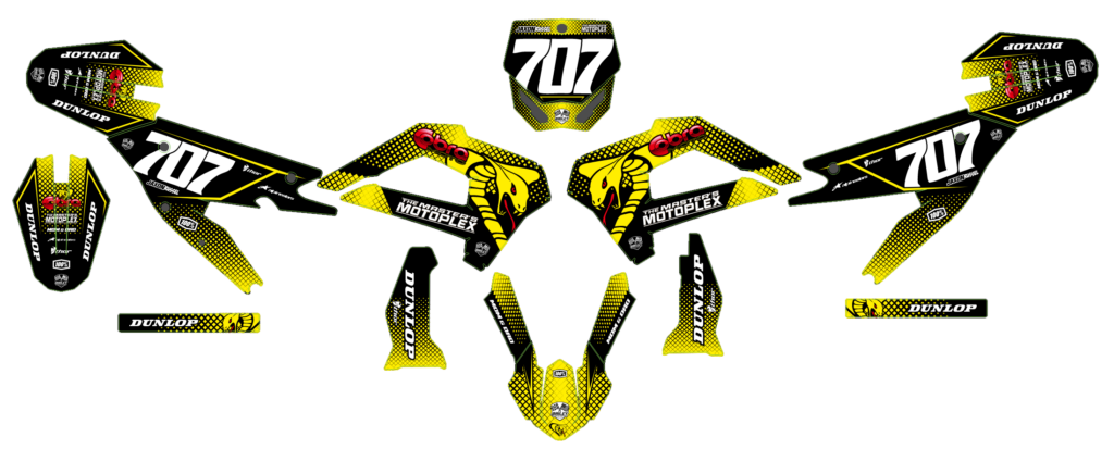 Cobra custom motocross graphics design COB25-21