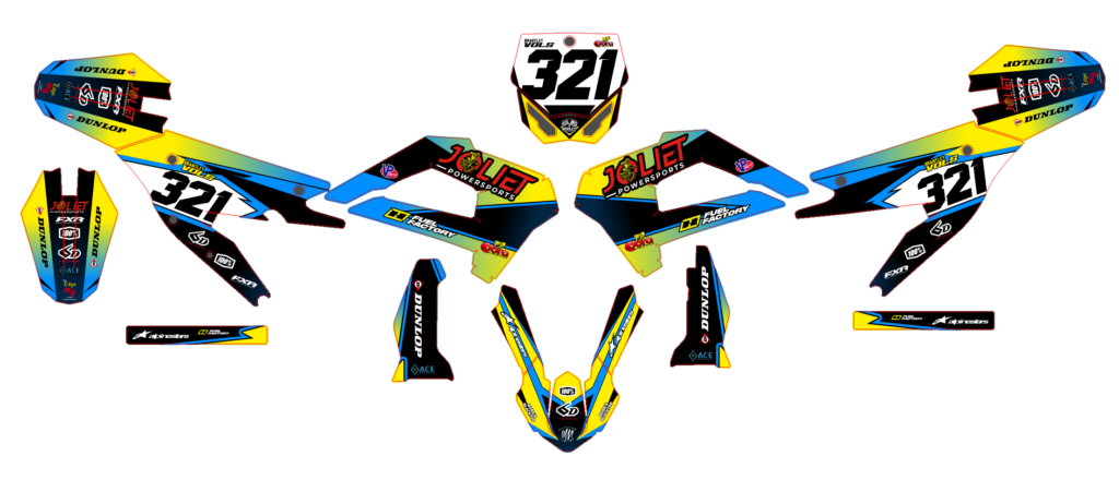 Cobra custom motocross graphics design COB25-22