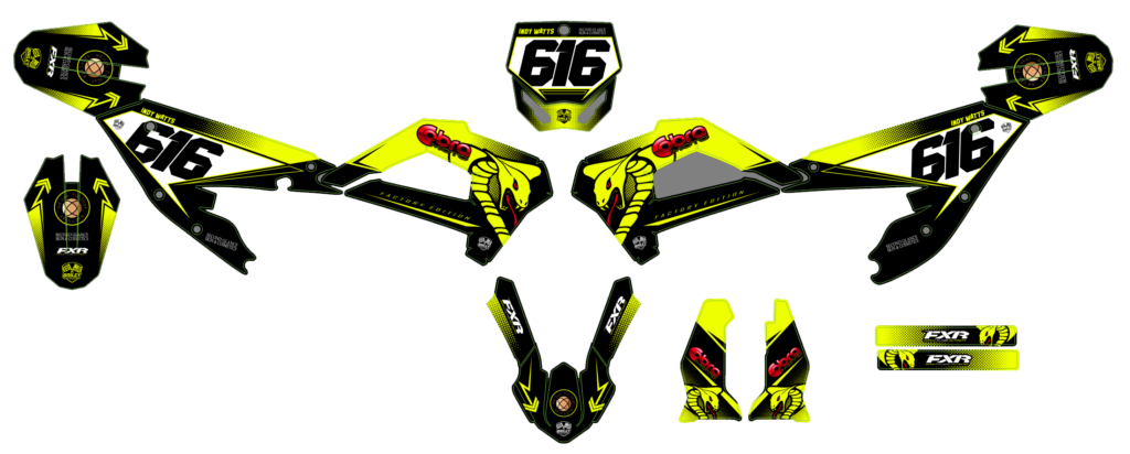 Cobra custom motocross graphics design COB25-23
