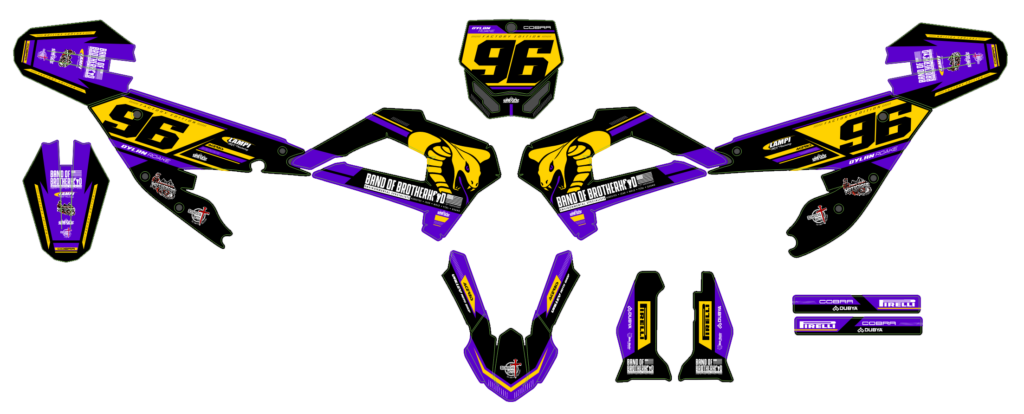 Cobra custom motocross graphics design COB25-25
