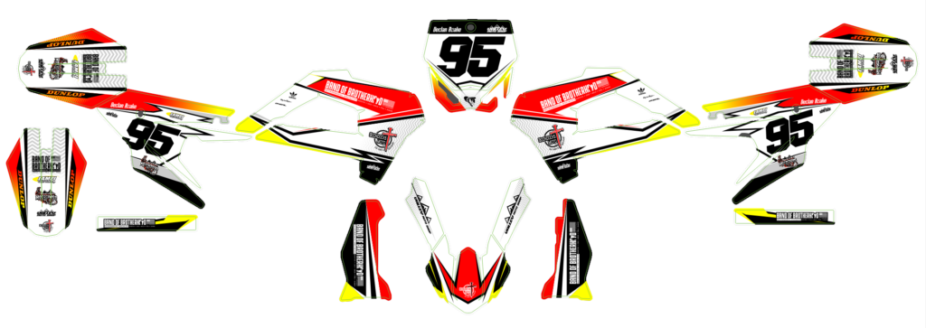Cobra custom motocross graphics design COB25-26