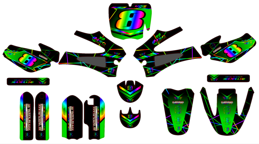 Cobra custom motocross graphics design COB25-28