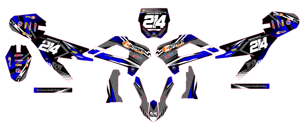 Cobra custom motocross graphics design COB25-3