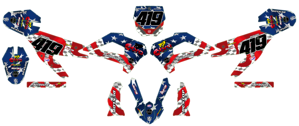 Cobra custom motocross graphics design COB25-33