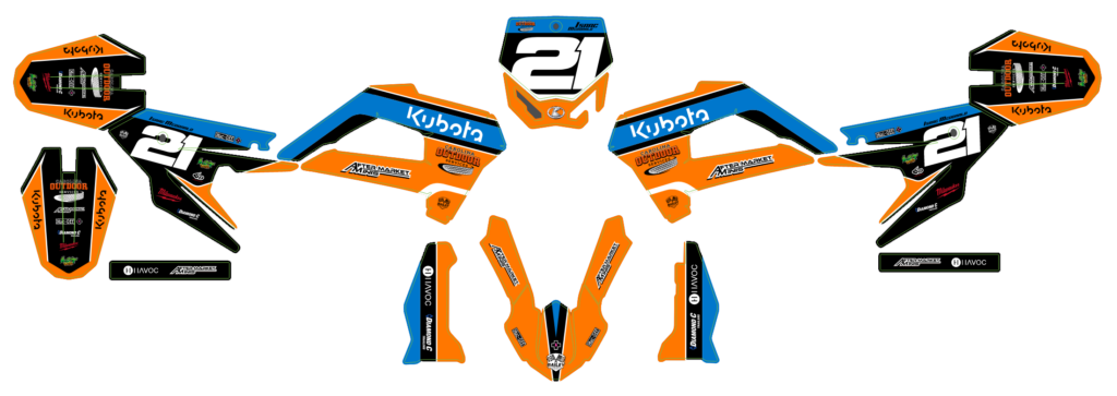 Cobra custom motocross graphics design COB25-34