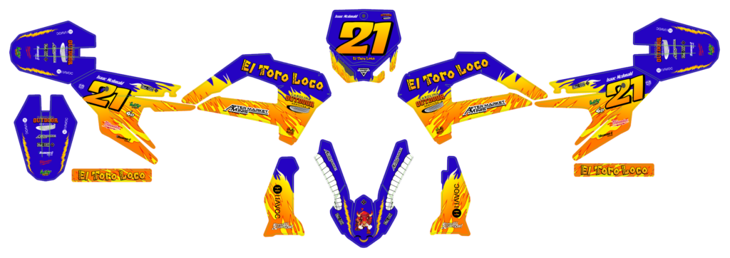 Cobra custom motocross graphics design COB25-35