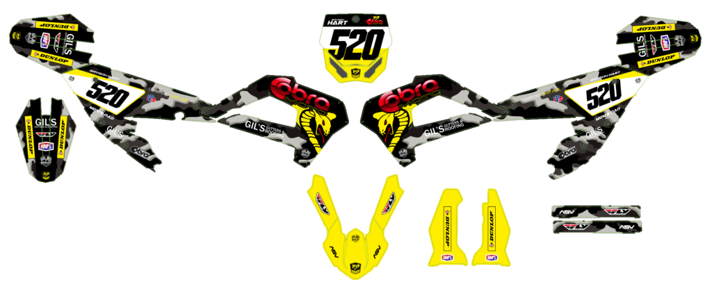Cobra custom motocross graphics design COB25-36
