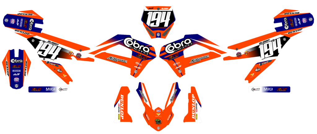 Cobra custom motocross graphics design COB25-40