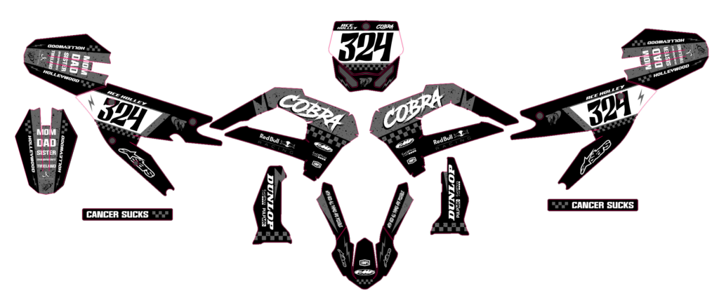 Cobra custom motocross graphics design COB25-6