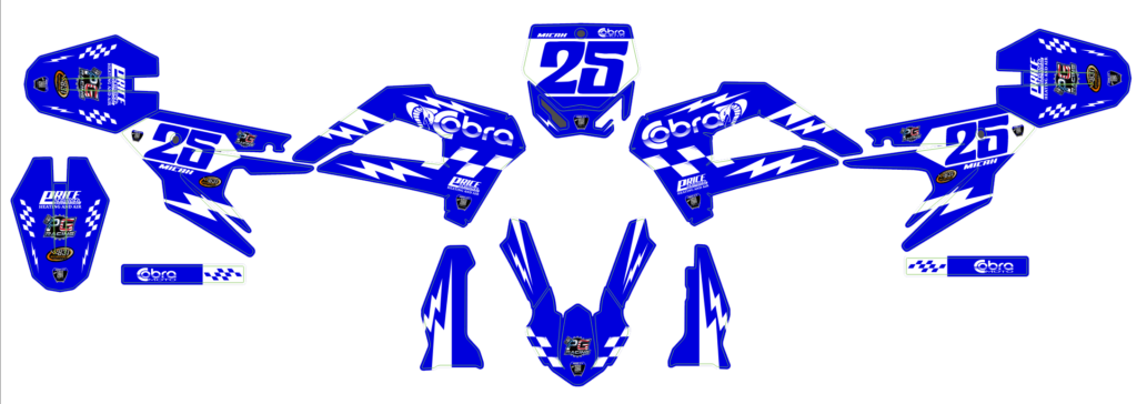 Cobra custom motocross graphics design COB25-7