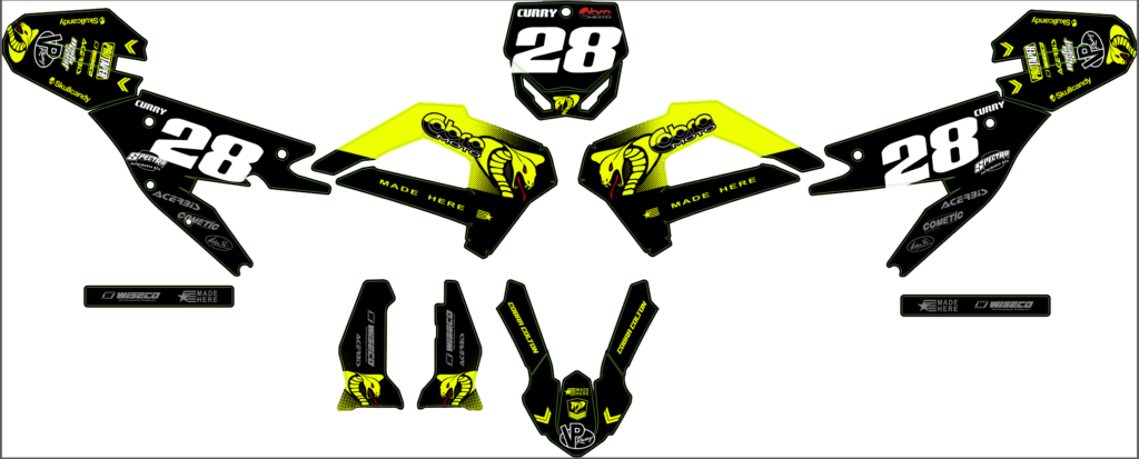 Cobra custom motocross graphics design COB25-8