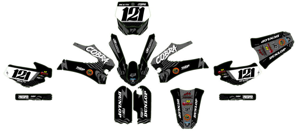 Cobra custom motocross graphics design COB25-9