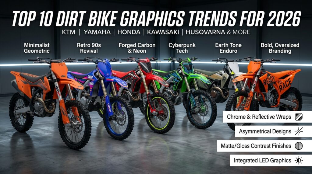 Boondocks Decals Top 10 Dirt Bike Graphics Trends for KTM, Yamaha, Honda & More in 2026